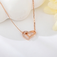 Show details for Delicate White Pendant Necklace Online Only