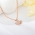 Picture of Copper or Brass Rose Gold Plated Pendant Necklace From Reliable Factory