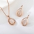 Picture of Top Opal Gold Plated 2 Piece Jewelry Set