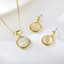 Show details for Unusual Small Classic 2 Piece Jewelry Set