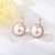 Picture of New Artificial Pearl Zinc Alloy Stud Earrings