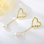 Show details for Classic Artificial Pearl Dangle Earrings with Fast Delivery