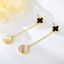 Show details for Shop Gold Plated Zinc Alloy Dangle Earrings with Wow Elements