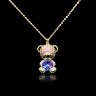 Show details for Zinc Alloy Colorful Pendant Necklace in Flattering Style Show details for Zinc Alloy Colorful Pendant Necklace in Flattering Style
