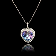 Show details for Delicate Swarovski Element Zinc Alloy Pendant Necklace Show details for Delicate Swarovski Element Zinc Alloy Pendant Necklace