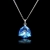 Picture of Small Platinum Plated Pendant Necklace with Beautiful Craftmanship