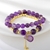 Picture of Attractive Purple Gold Plated Fashion Bracelet For Your Occasions