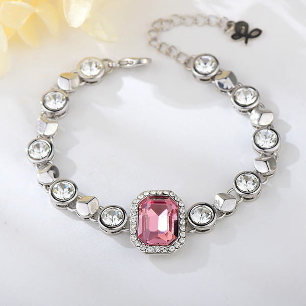 Picture of Affordable Zinc Alloy Pink Fashion Bracelet