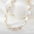 Picture of Gold Plated White Short Chain Necklace From Reliable Factory