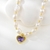 Picture of Low Price Gold Plated White Short Chain Necklace from Trust-worthy Supplier