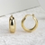 Picture of New Season Gold Plated Copper or Brass Small Hoop Earrings with SGS/ISO Certification