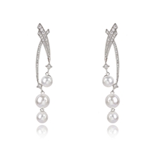 Show details for Copper or Brass Gold Plated Dangle Earrings with Unbeatable Quality