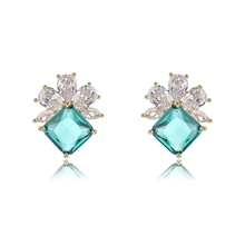 Show details for Luxury Copper or Brass Big Stud Earrings with Fast Delivery