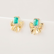 Picture of Luxury Gold Plated Big Stud Earrings with Fast Shipping