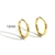 Picture of Delicate Gold Plated Stud Earrings with Beautiful Craftmanship