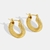 Picture of Copper or Brass Delicate Hoop Earrings in Exclusive Design