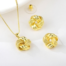 Show details for Good Small Gold Plated 2 Piece Jewelry Set