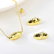 Show details for Sparkling Dubai Gold Plated 2 Piece Jewelry Set