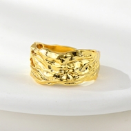 Show details for Dubai Gold Plated Fashion Ring Online Only