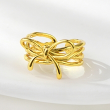 Show details for Eye-Catching Gold Plated Dubai Adjustable Ring with Member Discount