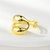 Picture of Copper or Brass Gold Plated Adjustable Ring in Exclusive Design