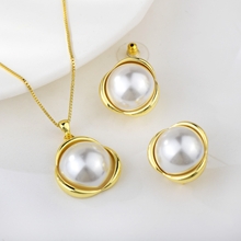 Show details for Hot Selling White Zinc Alloy 2 Piece Jewelry Set Shopping
