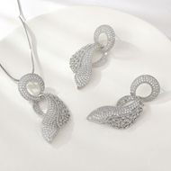 Show details for Different Copper or Brass Luxury 2 Piece Jewelry Set