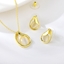 Show details for Zinc Alloy Gold Plated 3 Piece Jewelry Set Online Only