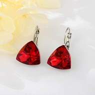 Show details for Copper or Brass Red Earrings at Unbeatable Price