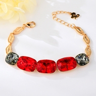 Show details for Hypoallergenic Red Medium Fashion Bracelet with Easy Return