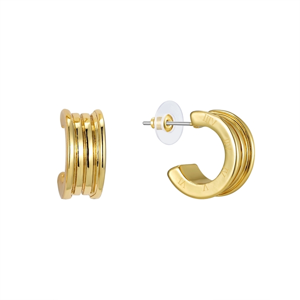 Picture of Zinc Alloy Gold Plated Earrings with Fast Shipping