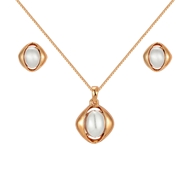 Show details for Unusual Small Shell 2 Piece Jewelry Set