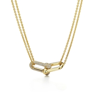 Show details for Small Gold Plated Pendant Necklace with Fast Delivery