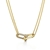 Picture of Small Gold Plated Pendant Necklace with Fast Delivery