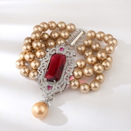 Show details for Low Price Platinum Plated shell pearl Link & Chain Bracelet from Trust-worthy Supplier