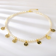 Show details for Classic Copper or Brass Short Statement Necklace at Unbeatable Price