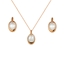 Show details for Rose Gold Plated White 2 Piece Jewelry Set from Certified Factory