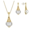 Show details for Unique Medium White 2 Piece Jewelry Set