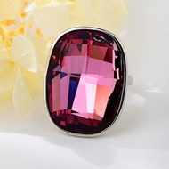 Show details for Zinc Alloy Platinum Plated Fashion Ring with Speedy Delivery