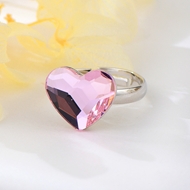 Show details for Innovative And Creative Swarovski Element Single Stone Fashion Rings