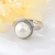 Picture of Bling Small Swarovski Element Fashion Ring