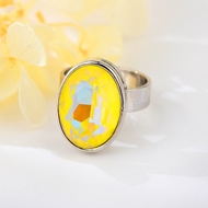 Show details for Zinc Alloy Swarovski Element Fashion Ring with Full Guarantee