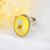Picture of Zinc Alloy Swarovski Element Fashion Ring with Full Guarantee
