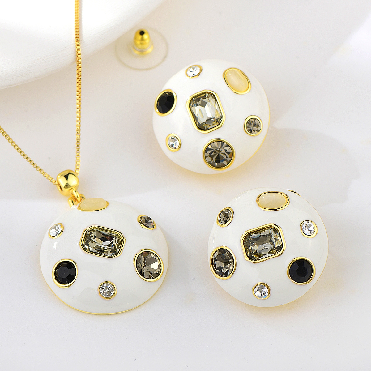 Zinc Alloy Colorful 2 Piece Jewelry Set at Unbeatable Price