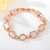 Picture of Zinc Alloy Rose Gold Plated Fashion Bracelet with Unbeatable Quality