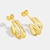 Picture of Sparkling Delicate Gold Plated Earrings