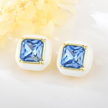 Show details for Classic Zinc Alloy Stud Earrings with Speedy Delivery