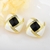 Picture of Hypoallergenic Gold Plated Green Stud Earrings with Easy Return