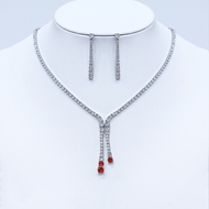 Show details for Fast Selling Red Luxury 2 Piece Jewelry Set from Editor Picks
