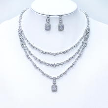 Show details for Luxury White 2 Piece Jewelry Set with Beautiful Craftmanship